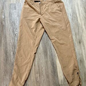 Men's Primo- Slim Fit Tan Golf Jogger Pants